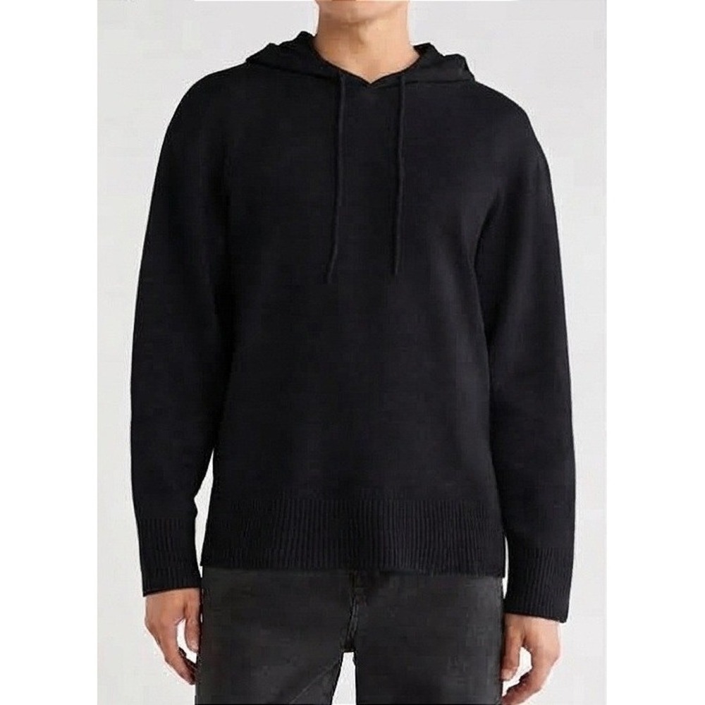NWT Joe's Jeans Collection Black Men's Hoodie Sweater Black Size XL Cotton Blend